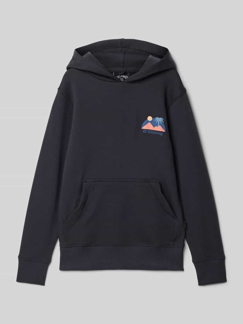 Billabong Hoodie met label- en motiefprint model 'COMPASS'