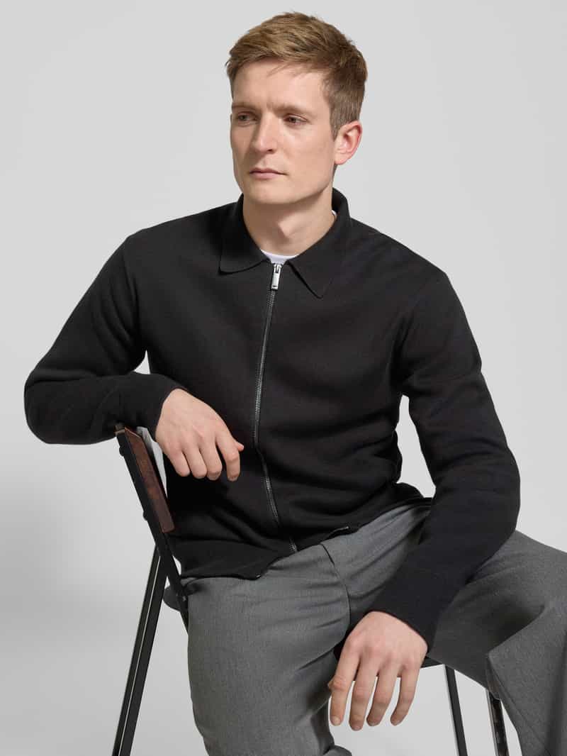 CK Calvin Klein Gebreid jack met ritssluiting