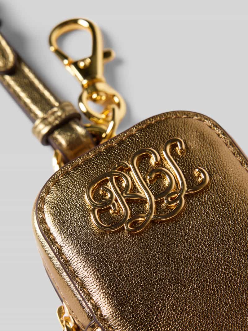 Lauren Ralph Lauren Sleutelhanger van schapenleer met karabijnsluiting