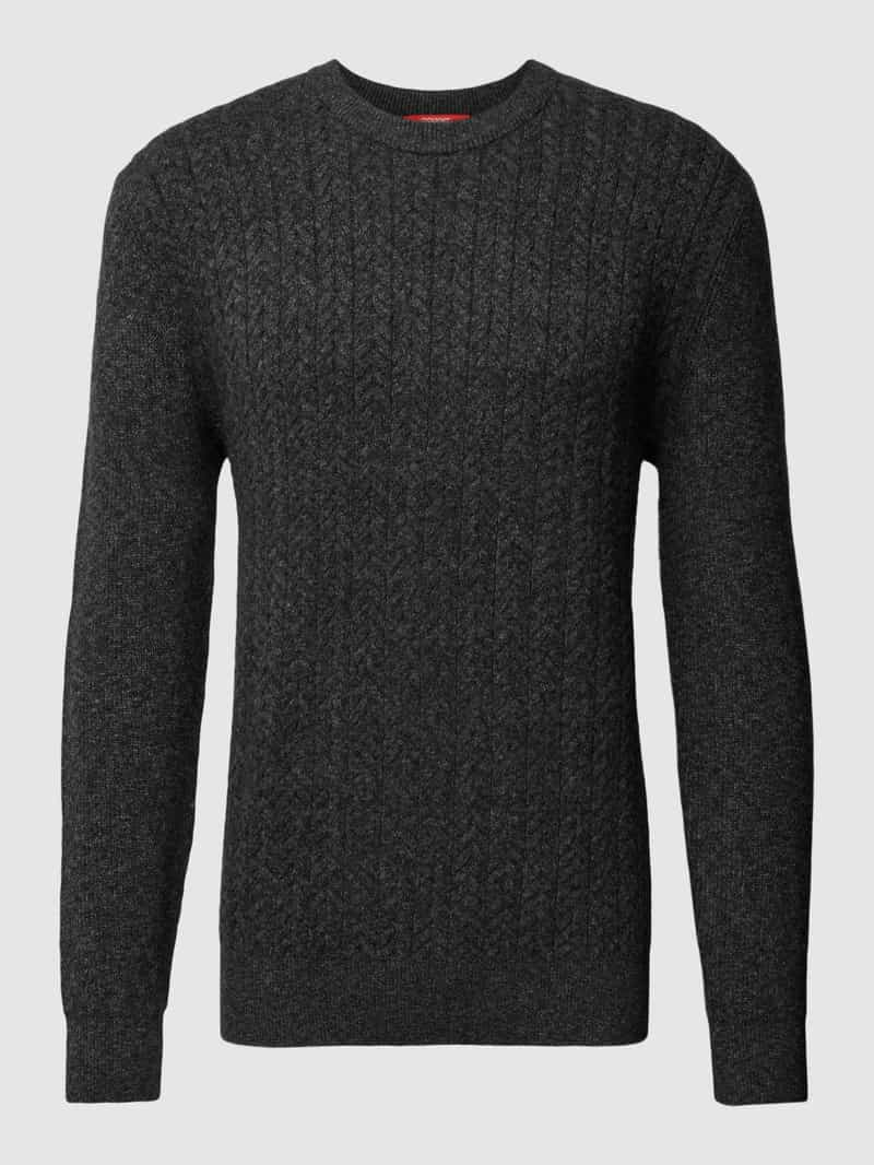 Esprit collection Gebreide pullover met ribboorden