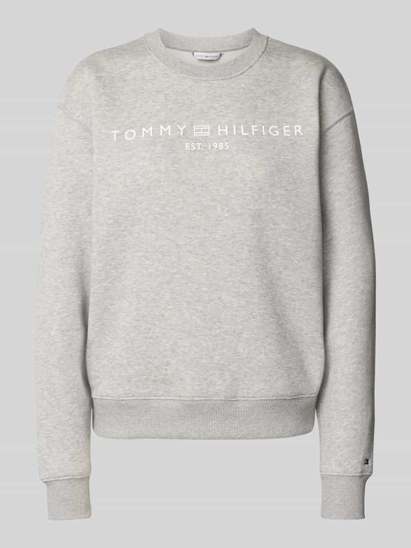 Tommy Hilfiger Relaxed fit sweatshirt van katoenmix