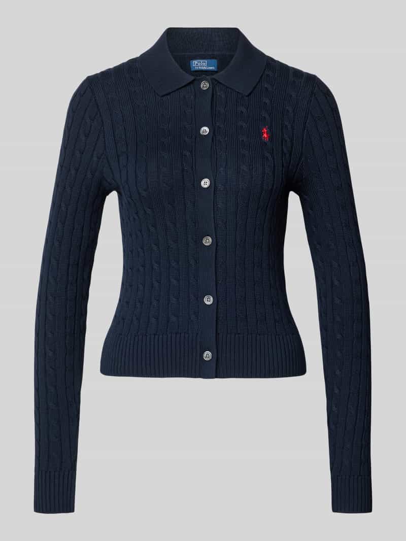 Slim fit vest van puur katoen