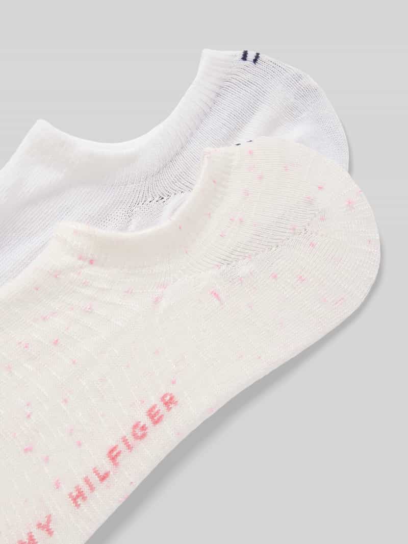 Tommy Hilfiger Kousenvoetjes met elastische ribboordjes in een set van 2 paar