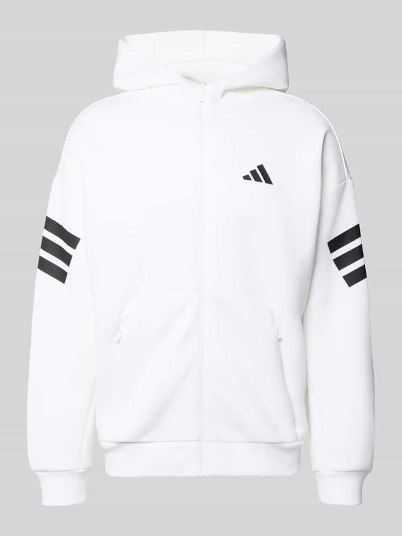 adidas Sportswear Regular fit sweatjack met logoprint