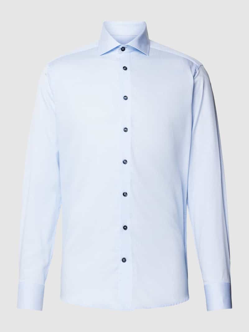 Slim fit zakelijk overhemd met kentkraag, model 'WOODSON' Bruun & Stengade