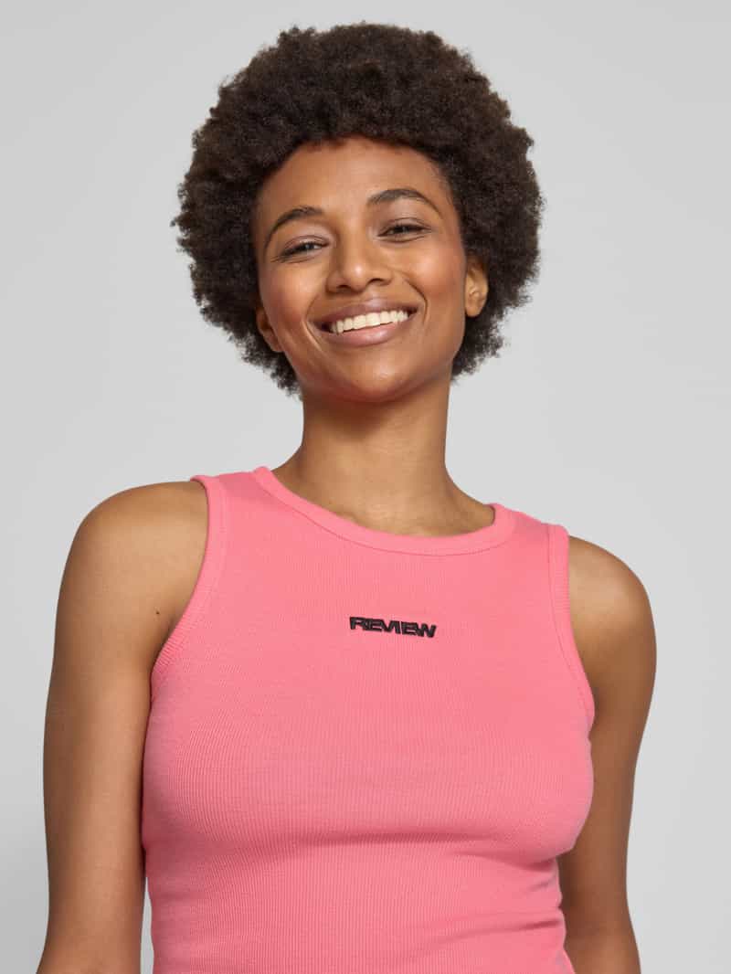 Review Tanktop met labelstitching