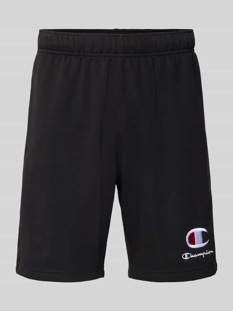 Champion Sweatshorts met logostitching en elastische band