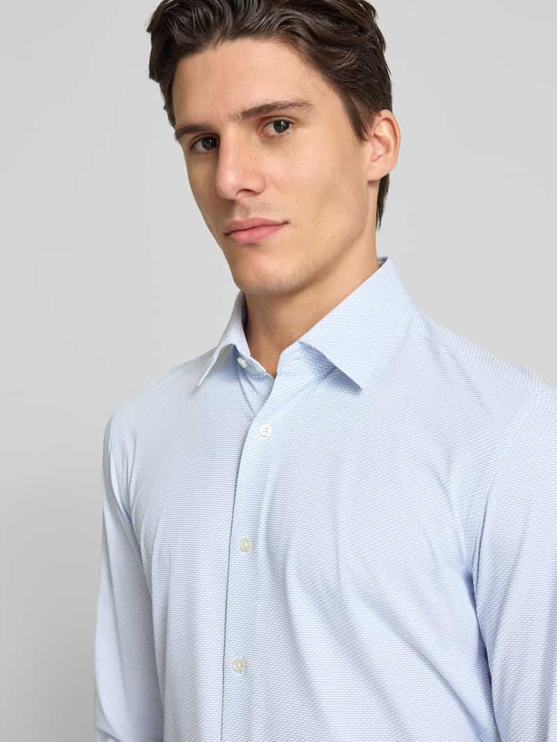 Boss Slim fit zakelijk overhemd met kentkraag model 'HANK'