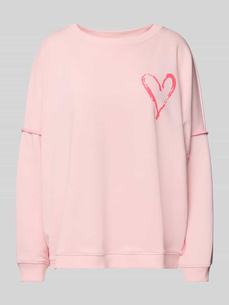 miss goodlife Oversized sweatshirt met ribboorden