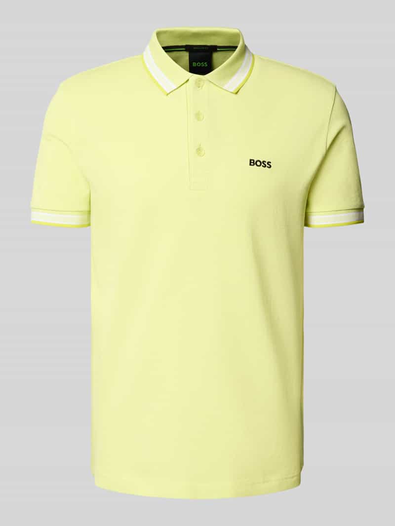 BOSS Green Regular fit poloshirt van puur katoen