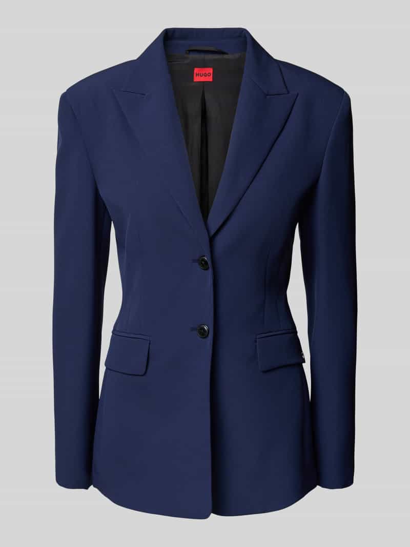 HUGO Slim fit blazer met reverskraag model 'Asmalla'