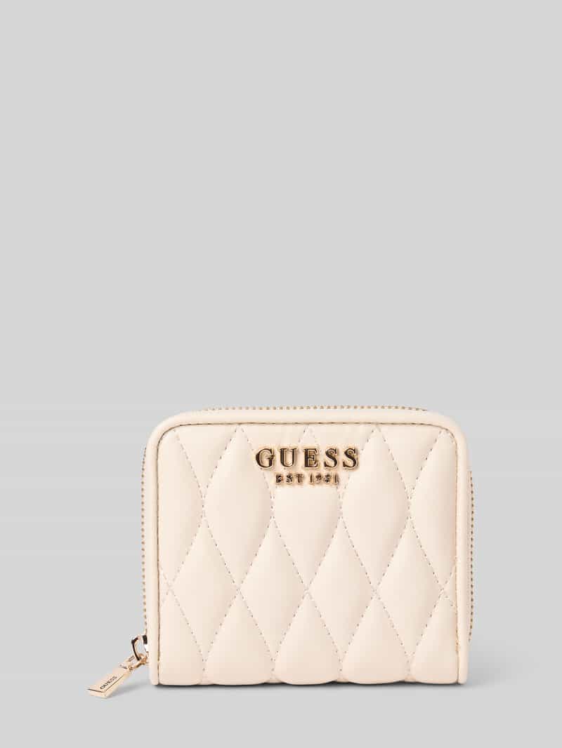 Guess Portemonnee met labelapplicatie model 'VALLA'