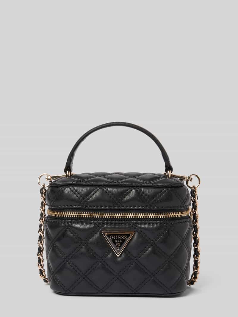 Guess Handtas met doorgestikte naden, model 'GIULLY II MINI CANISTER'