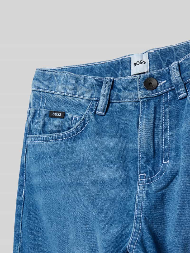 Boss Straight leg jeans met 5-pocketmodel