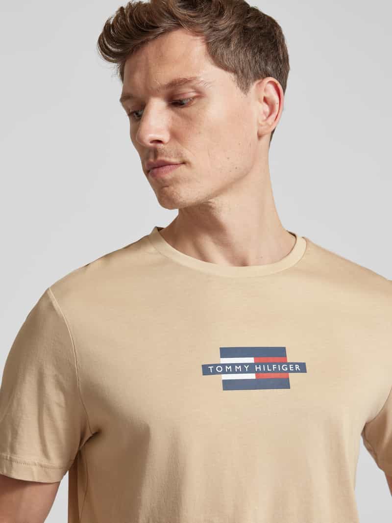 Tommy Hilfiger Regular fit T-shirt van puur katoen