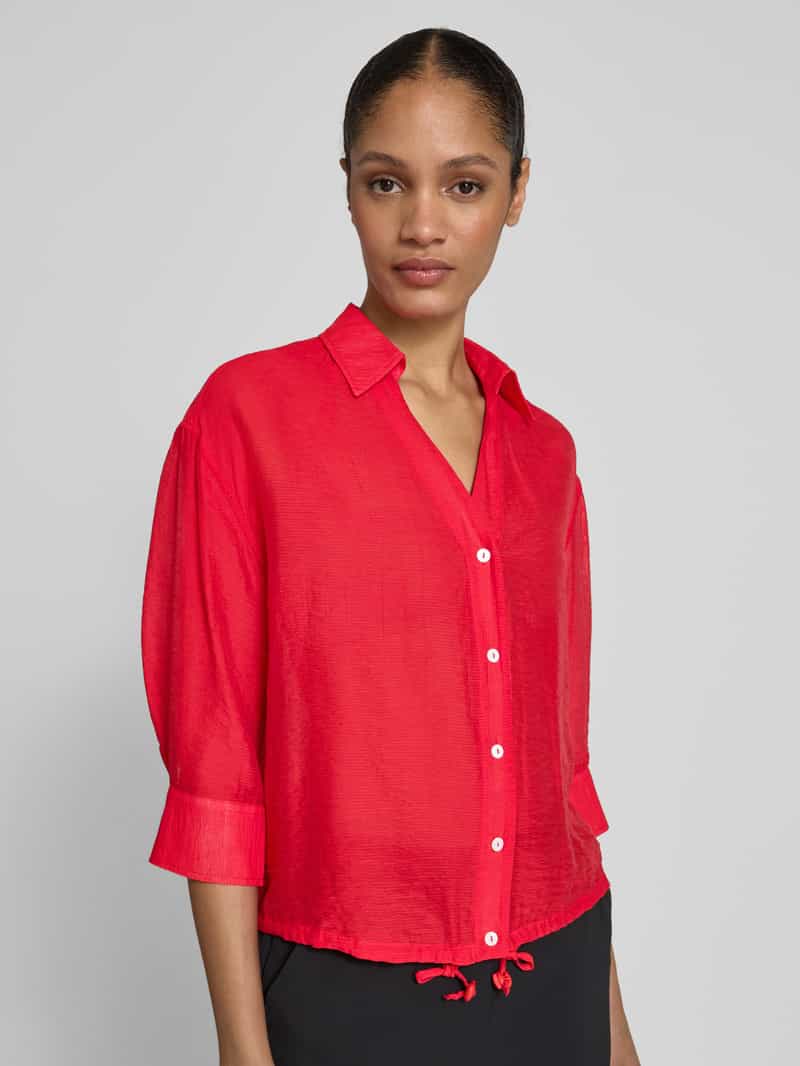 Zero Regular fit blouse met 3 4-mouwen