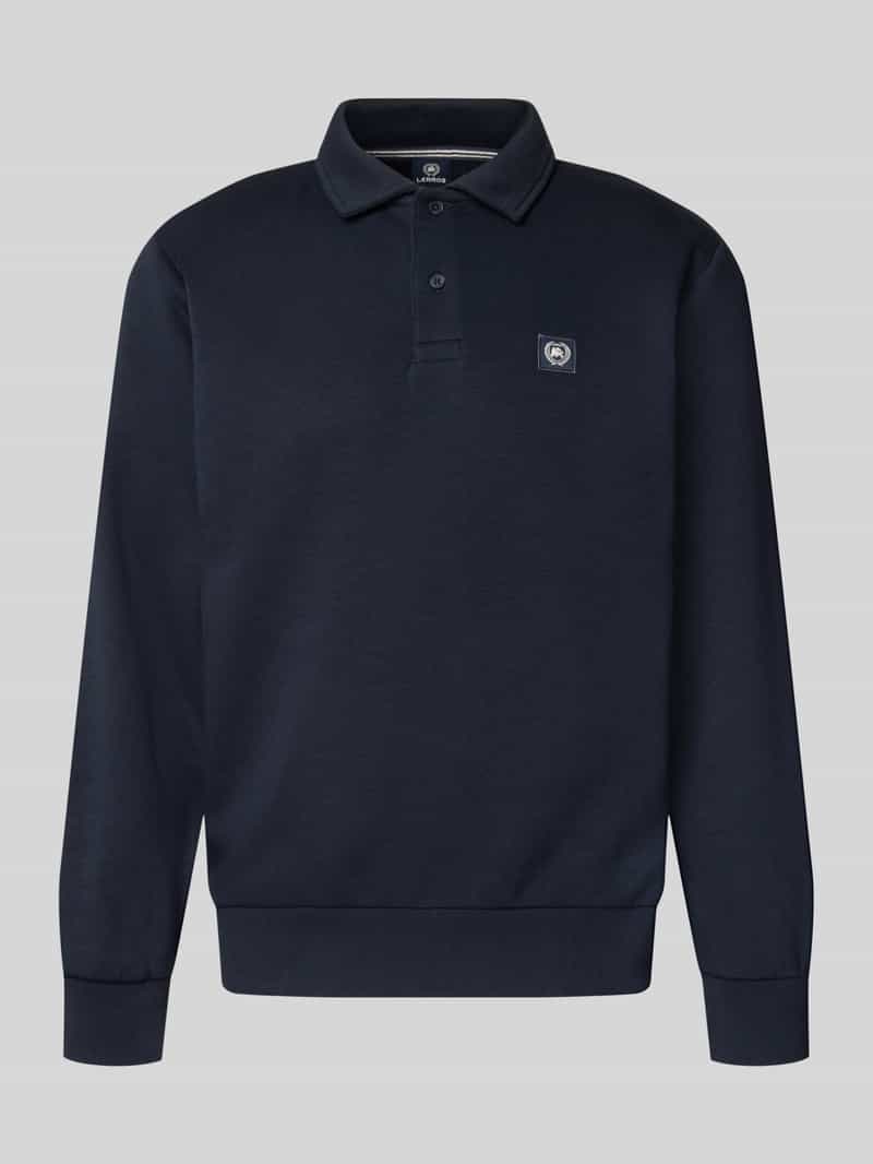 Lerros Sweatshirt met polokraag
