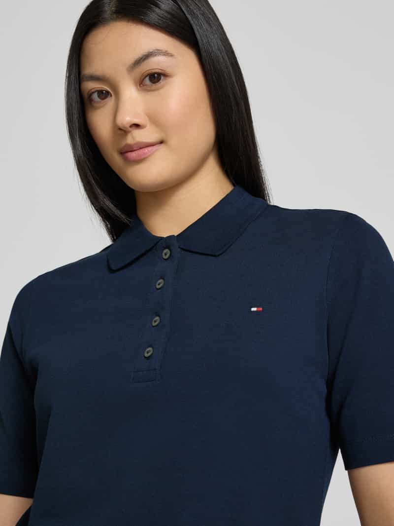 Tommy Hilfiger Regular fit poloshirt met logostitching model '1985'