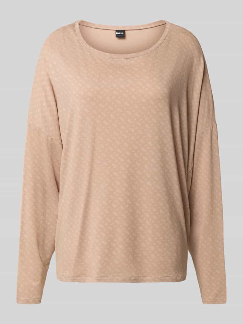 Boss Relaxed fit pyjamabovendeel van lyocellmix