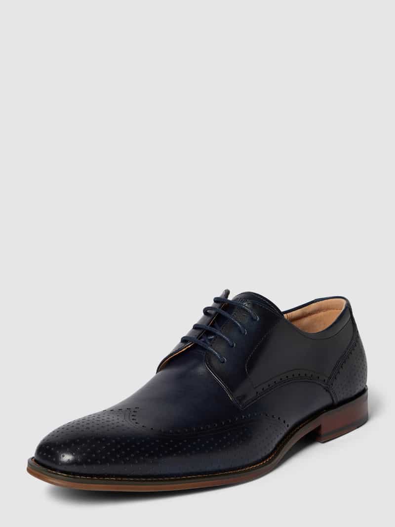 Derby schoenen van leer, model 'SELLENG'