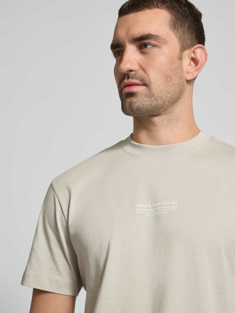 Tom Tailor Denim Regular fit T-shirt van puur katoen