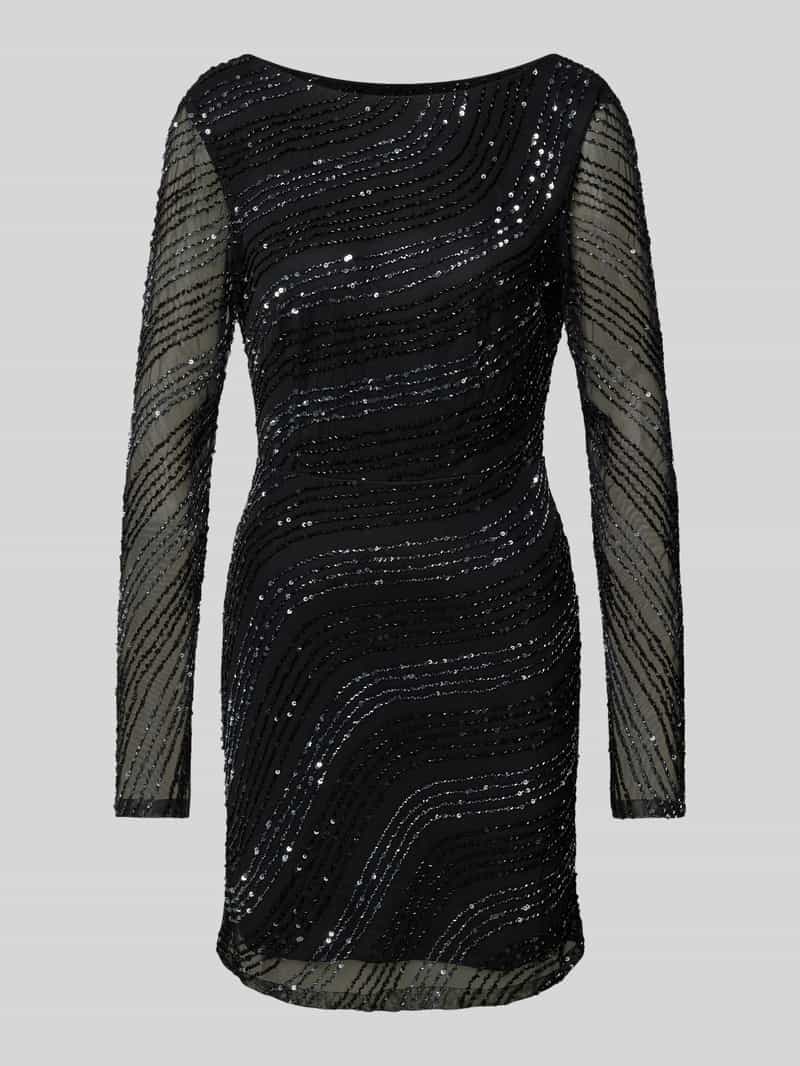 Lace & Beads Cocktailjurk met boothals