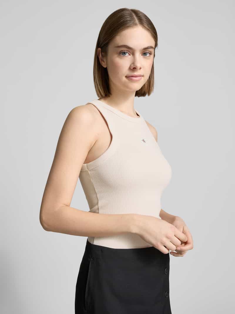 Calvin Klein Jeans Tanktop met labeldetail