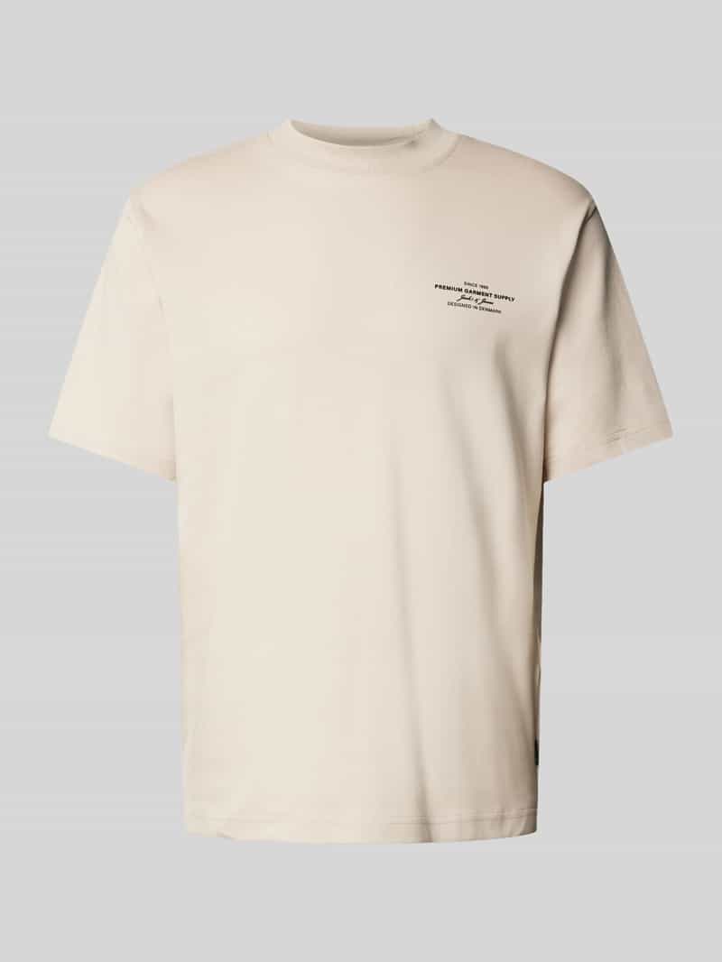 Jack & Jones Premium T-shirt met labelprint model 'LACHAD'