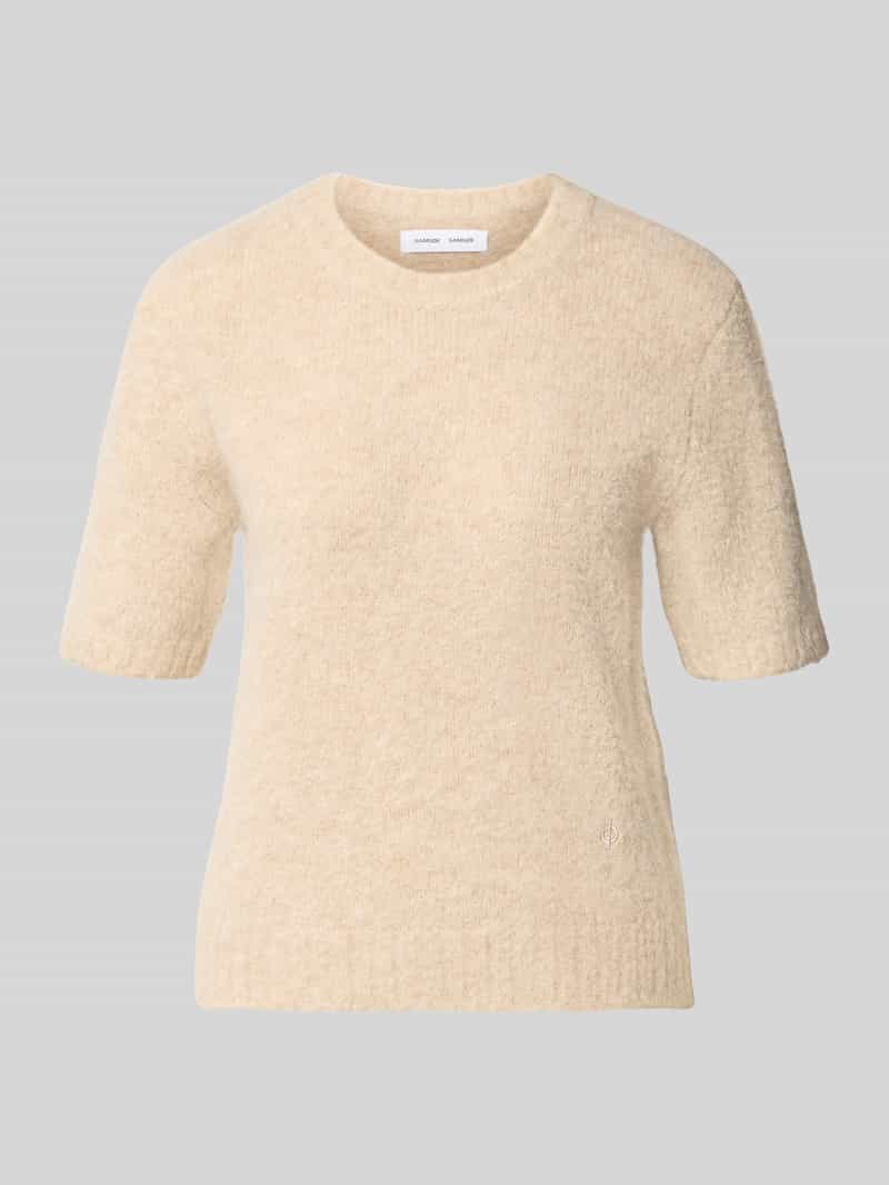 Samsøe Gebreid shirt met ronde hals model 'JEANNE'