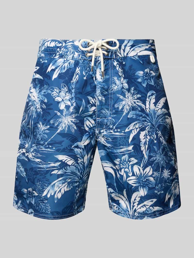 Polo Ralph Lauren Relaxed fit zwembroek met tunnelkoord model 'PALM ISLAND'