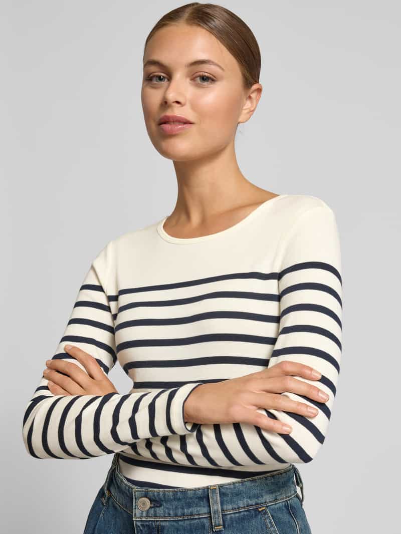 Lauren Ralph Lauren Shirt met lange mouwen en ronde hals model 'KATHARIN'