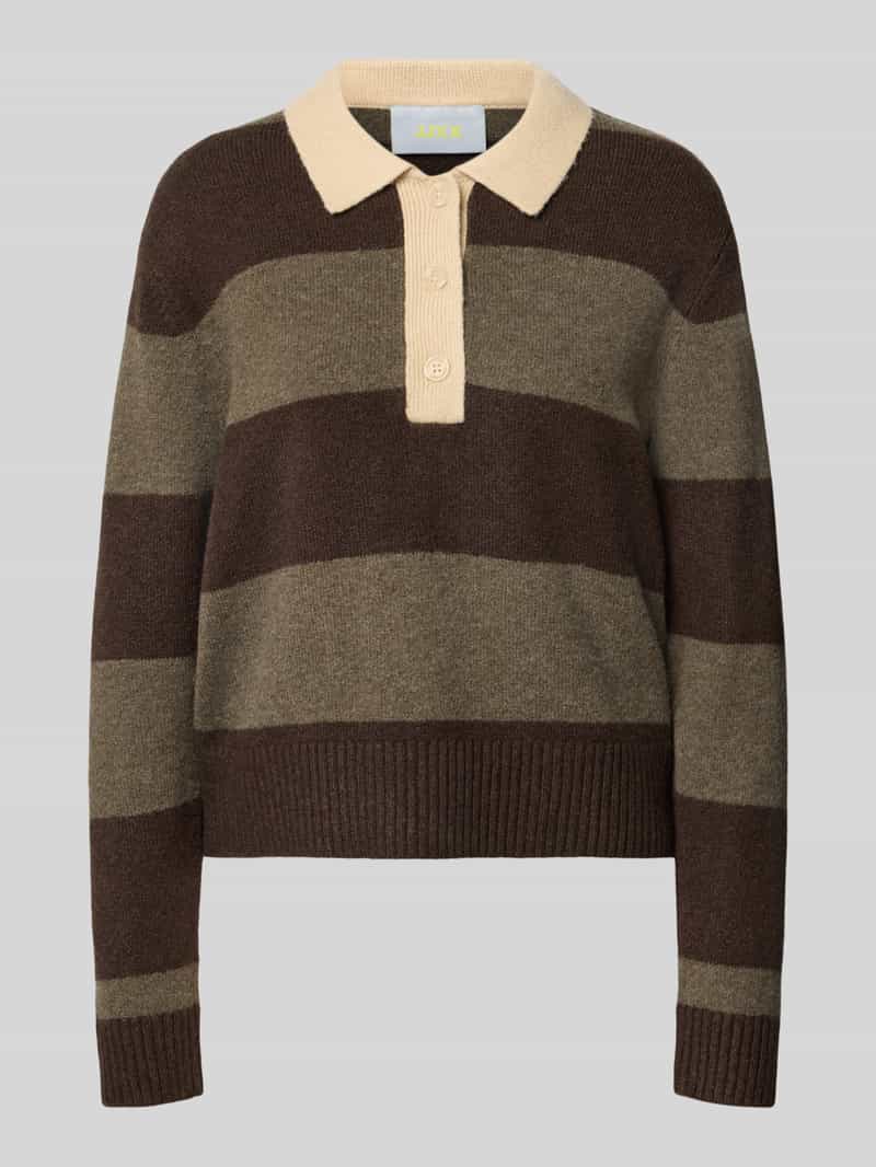 Gebreide pullover met polokraag model 'RUBY'