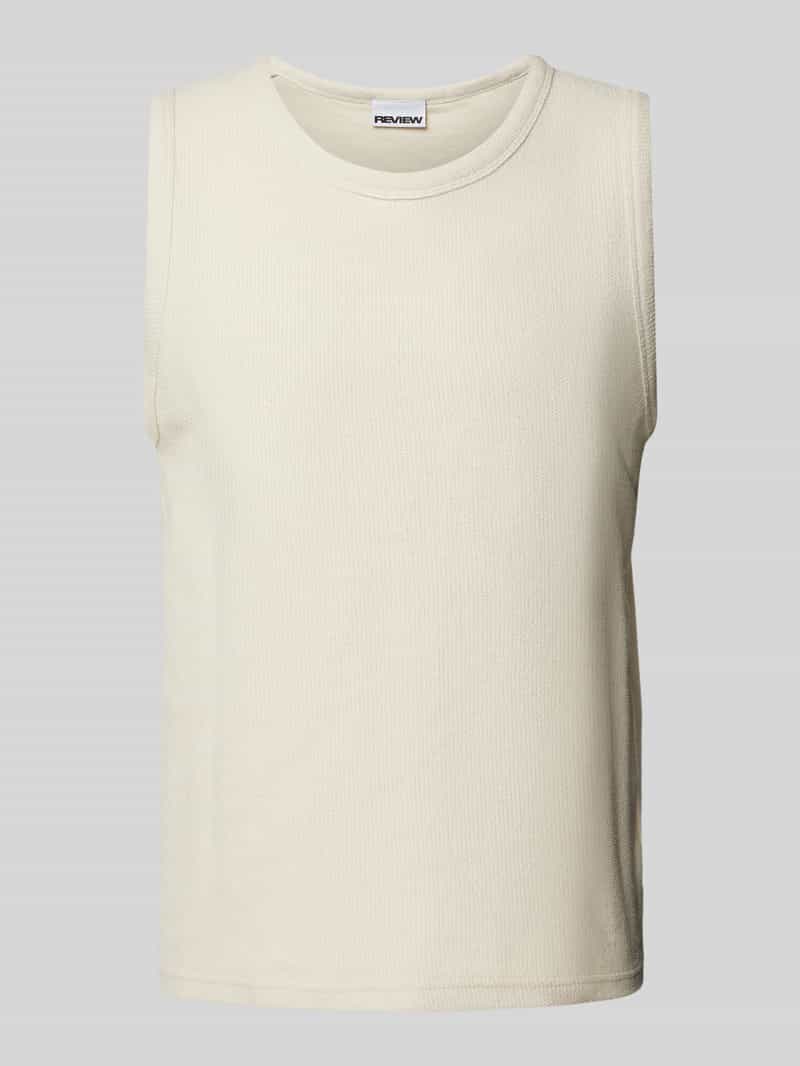 REVIEW Top met ronde hals