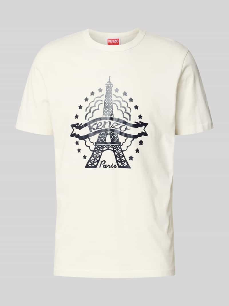 Kenzo T-shirt met Eiffeltoren-print