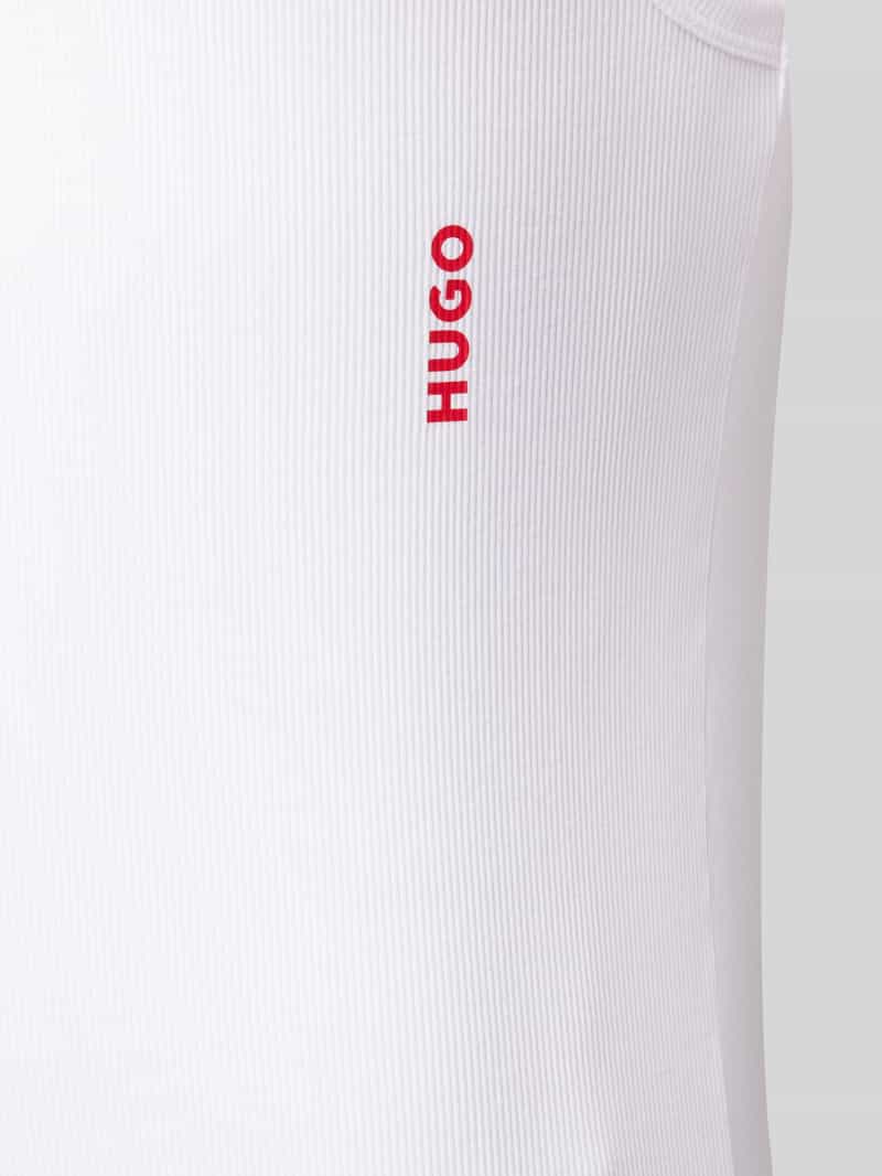 HUGO Tanktop met labelprint in een set van 2 stuks