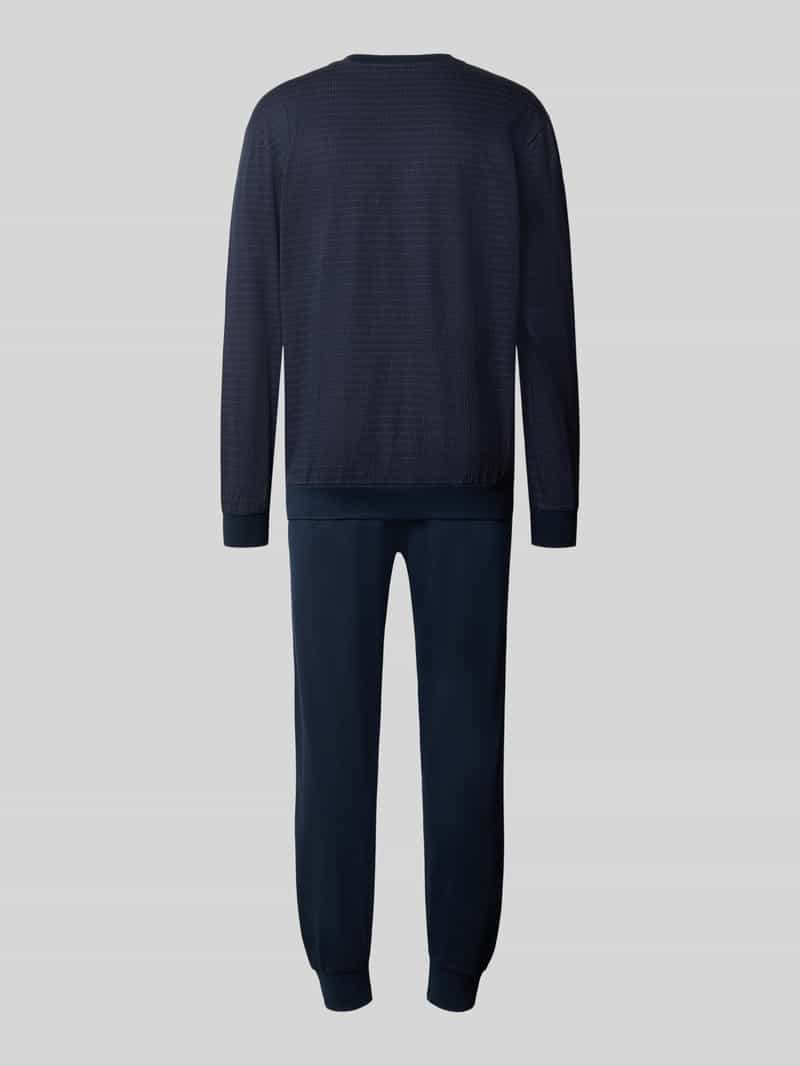 Schiesser Regular fit pyjamaset van puur katoen