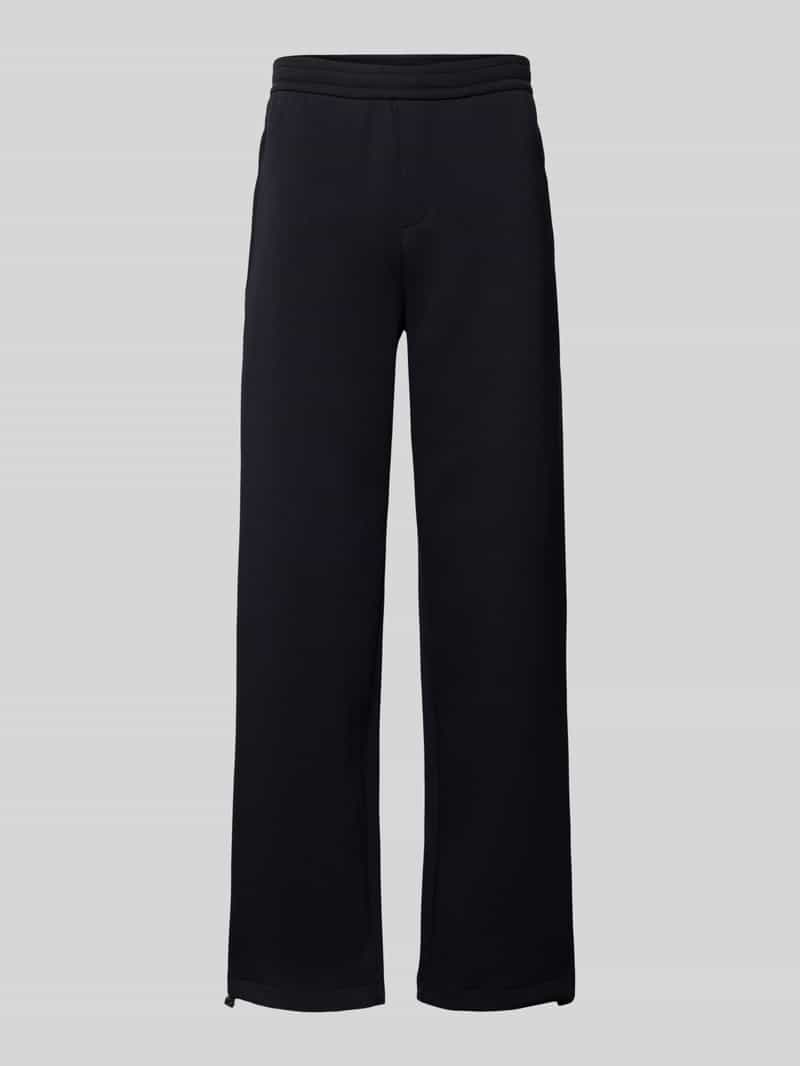 Armani Exchange Straight leg sweatpants met steekzakken