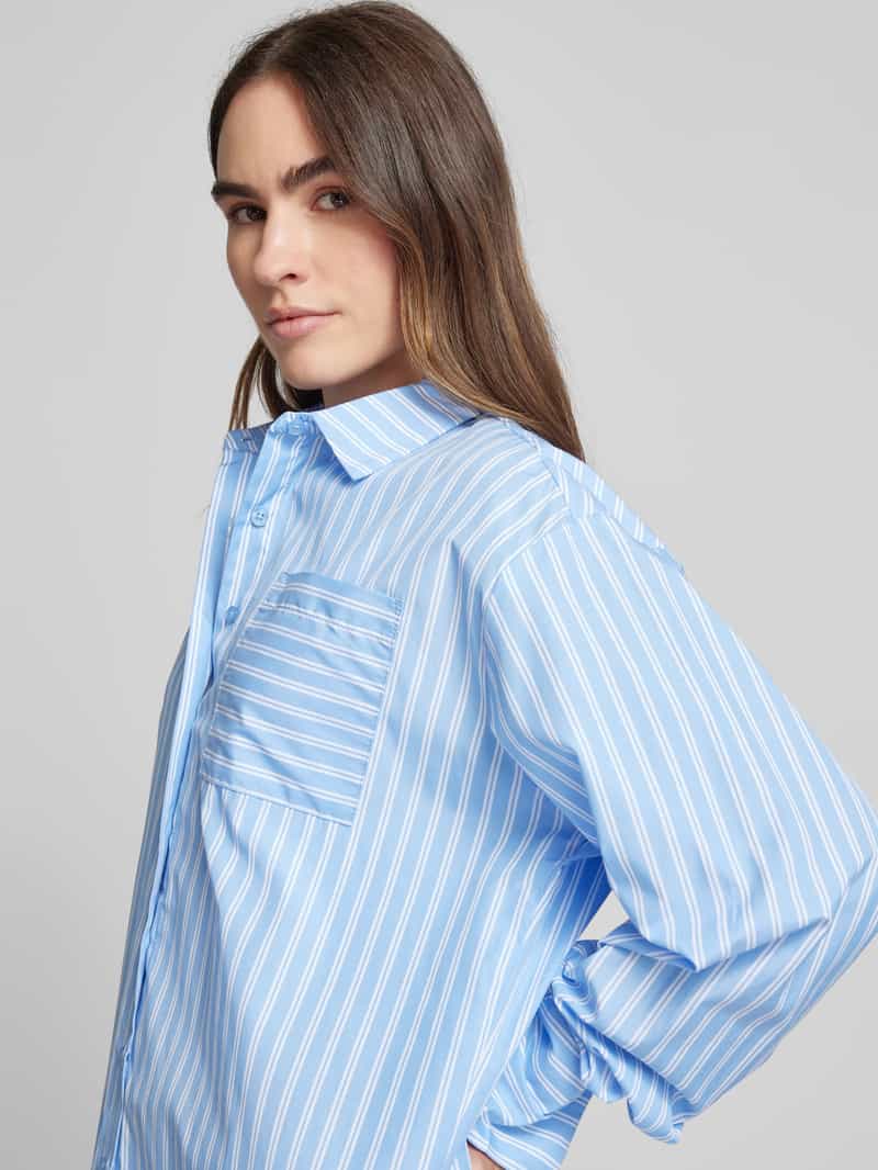 Kaffe Overhemdblouse met borstzak model 'mackie'
