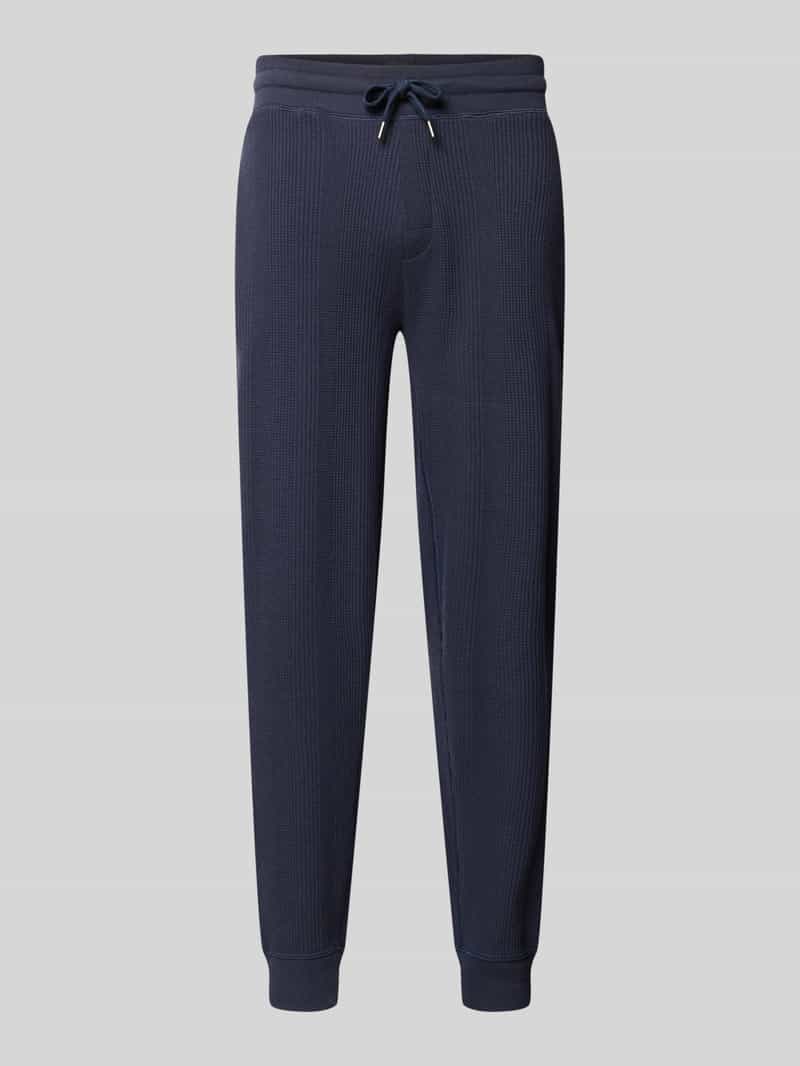 comfort fit Sweatpants van Katoenmix Model 'STRUCTURE PANTS'