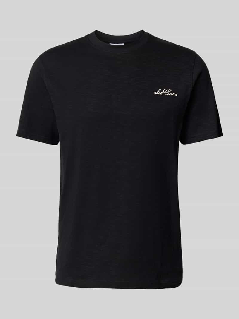 Les Deux T-shirt met labelstitching model 'Diaz'
