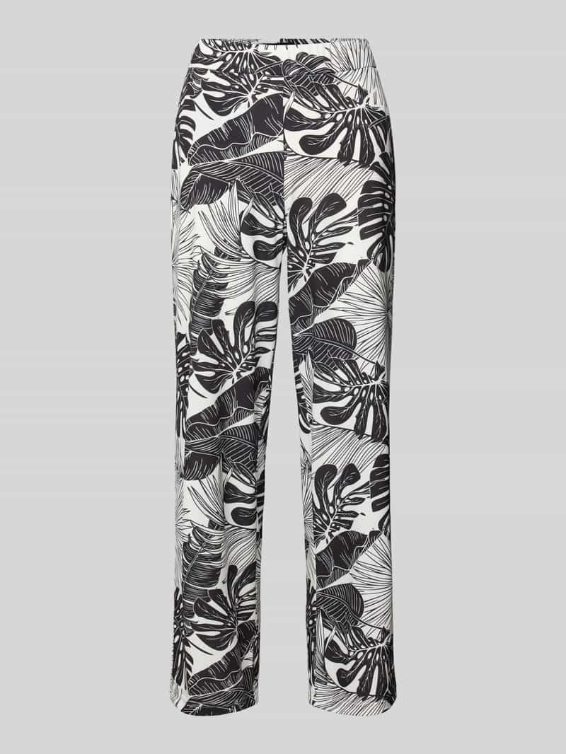 Stehmann 7/8 broek met een bloemmotief