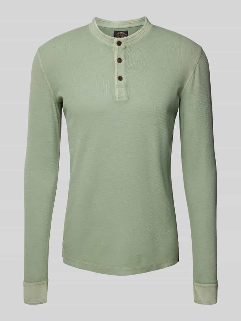 Superdry Shirt met lange mouwen en labeldetail