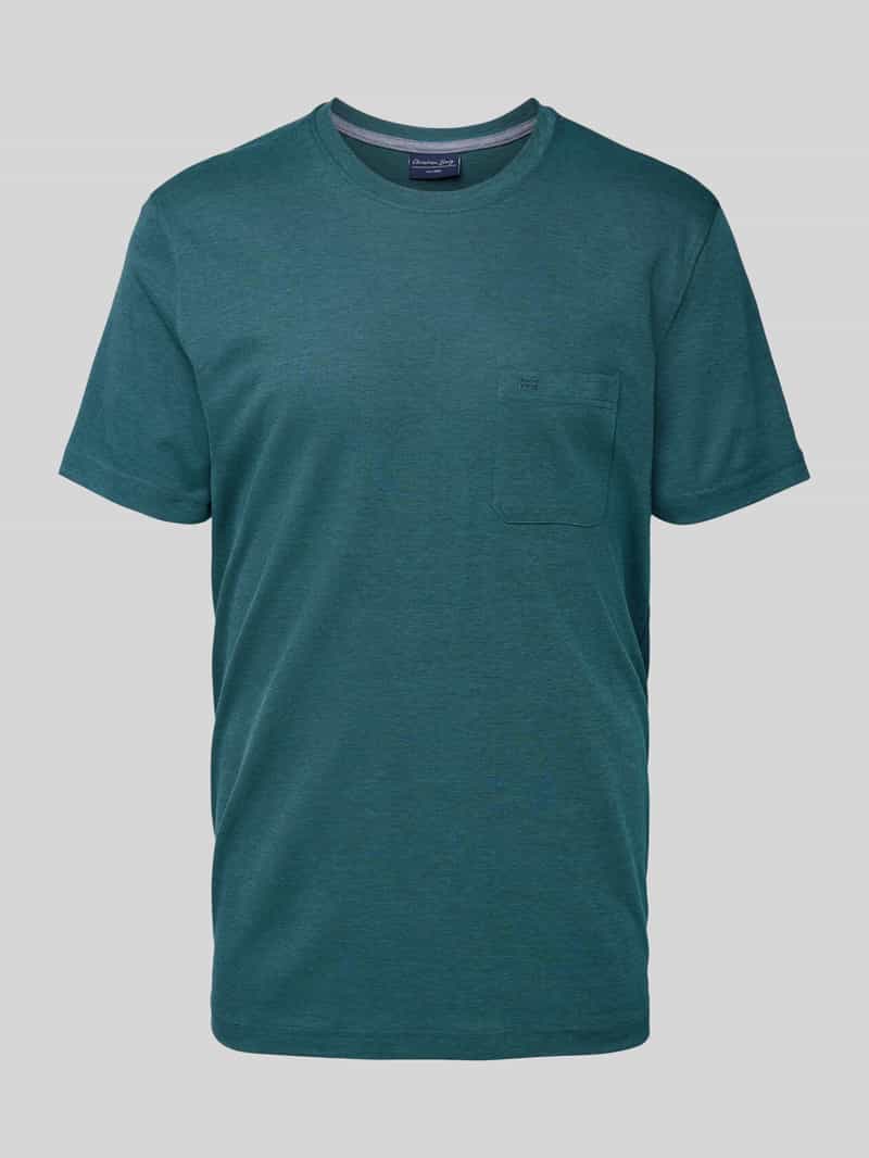 Christian Berg Men T-shirt met borstzak