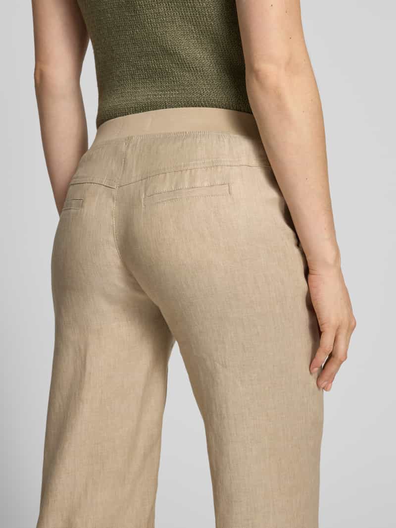 Raphaela By Brax Broek met verkorte pasvorm en elastische band