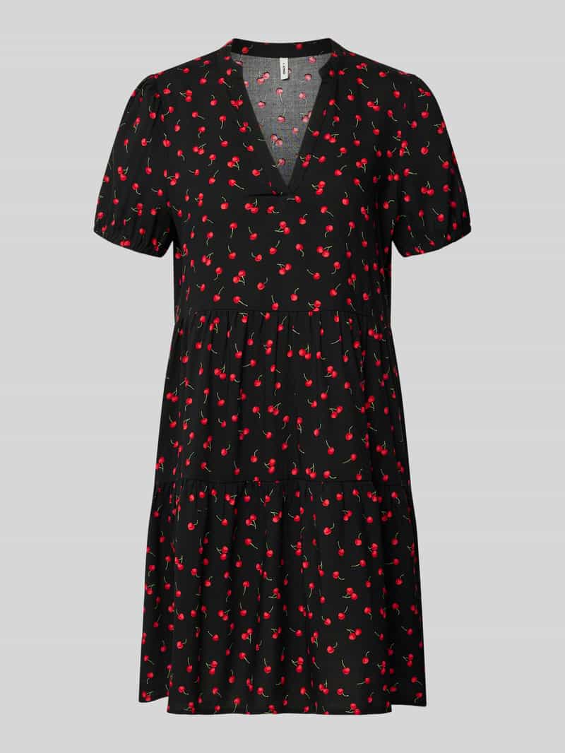 Only Vrijetijdsjurk in A-lijn van pure viscose model 'NOVA LIFE'
