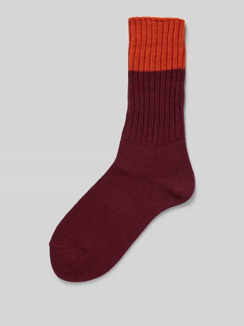 Burlington Sokken met labelprint model 'PLYMOUTH'