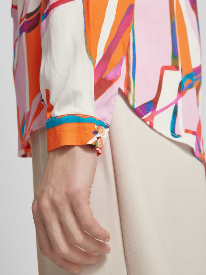 Emily Van den Bergh Blouse van viscose in all-over look