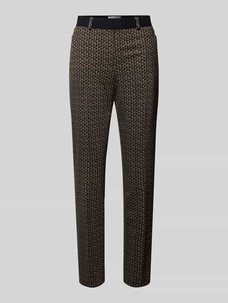 Raphaela By Brax Super slim fit broek met elastische band model 'LILLYTH'