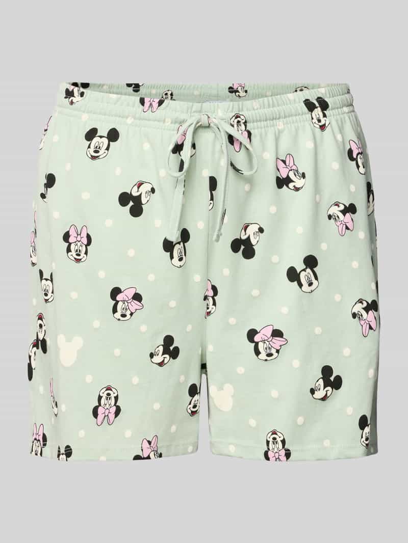 Jake*s Casual Relaxed fit korte pyjamabroek met tunnelkoord