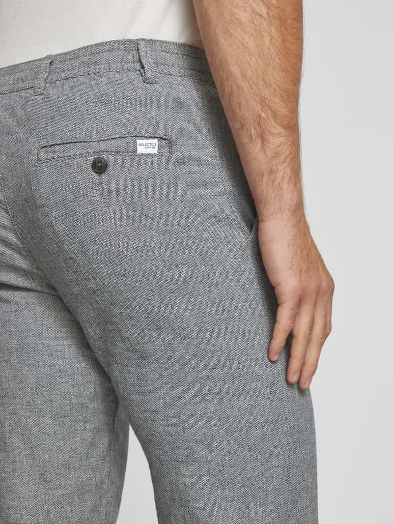 Selected Homme Slim tapered fit broek met tunnelkoord model 'Brody'